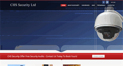 Desktop Screenshot of chs-security.co.uk