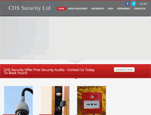 Tablet Screenshot of chs-security.co.uk